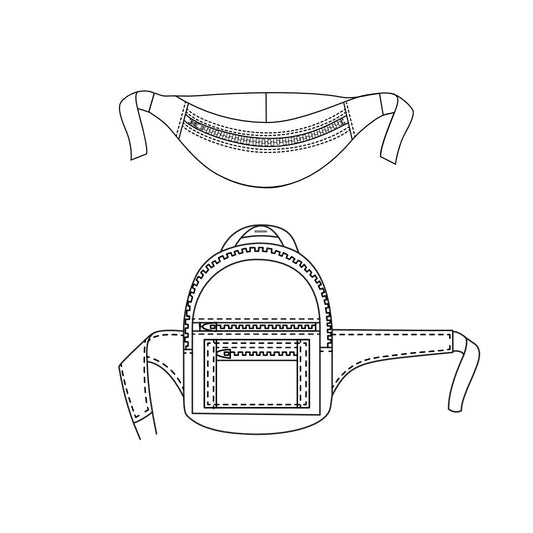ZWバッグDUO【洋裁パターン】