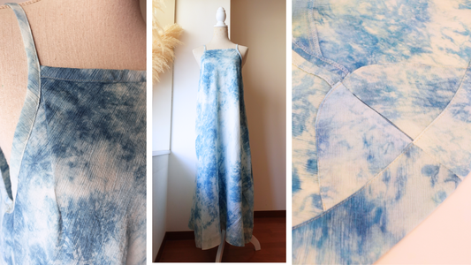 ゼロウェイストSLIP DRESS制作記録